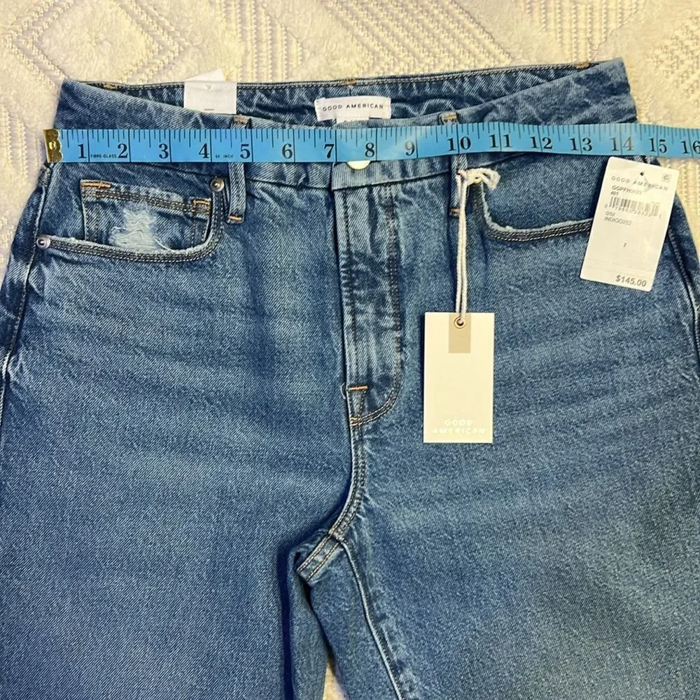 GOOD AMERICAN - Raw Hem Jean
